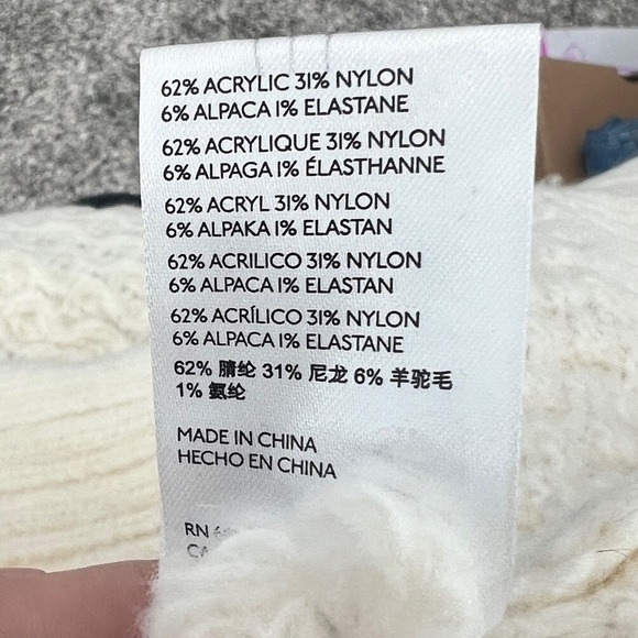 Anthropologie Bia Mock Neck Tunic Sweater women's size small - Picture 7 of 7